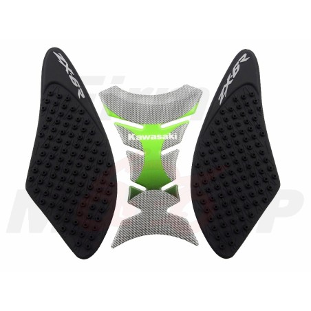 TANK PAD + OSŁONY BOCZNE ZBIORNIKA SIDE GRIP KAWASAKI ZX-6 R ZX6R ZX 6 NINJA roczniki 2007-2008