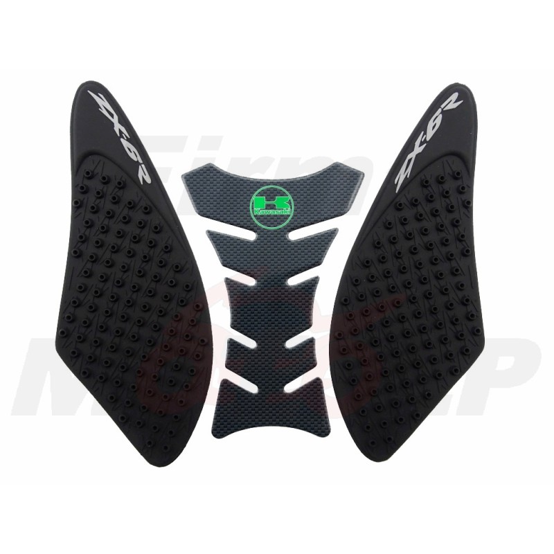 TANK PAD + OSŁONY BOCZNE ZBIORNIKA SIDE GRIP KAWASAKI ZX-6 R ZX6R ZX 6 NINJA roczniki 2007-2008