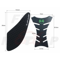 TANK PAD + OSŁONY BOCZNE ZBIORNIKA SIDE GRIP KAWASAKI ZX-6 R ZX6R ZX 6 NINJA roczniki 2007-2008