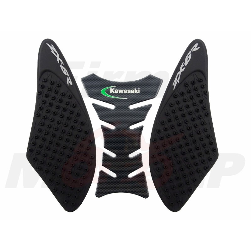 TANK PAD + OSŁONY BOCZNE ZBIORNIKA SIDE GRIP KAWASAKI ZX-6 R ZX6R ZX 6 NINJA roczniki 2007-2008
