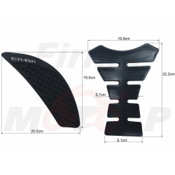 TANK PAD + OSŁONY BOCZNE ZBIORNIKA SIDE GRIP KAWASAKI ER-6 N ER6 ER 6 roczniki 2006-2012