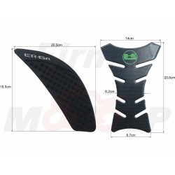 TANK PAD + OSŁONY BOCZNE ZBIORNIKA SIDE GRIP KAWASAKI ER-6 N ER6 ER 6 roczniki 2006-2012