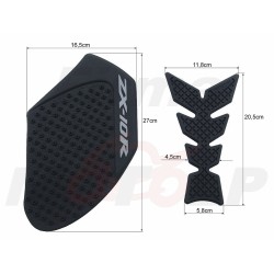 TANK PAD + OSŁONY BOCZNE ZBIORNIKA SIDE GRIP KAWASAKI ZX-10 R ZX10R NINJA roczniki 2011-2019