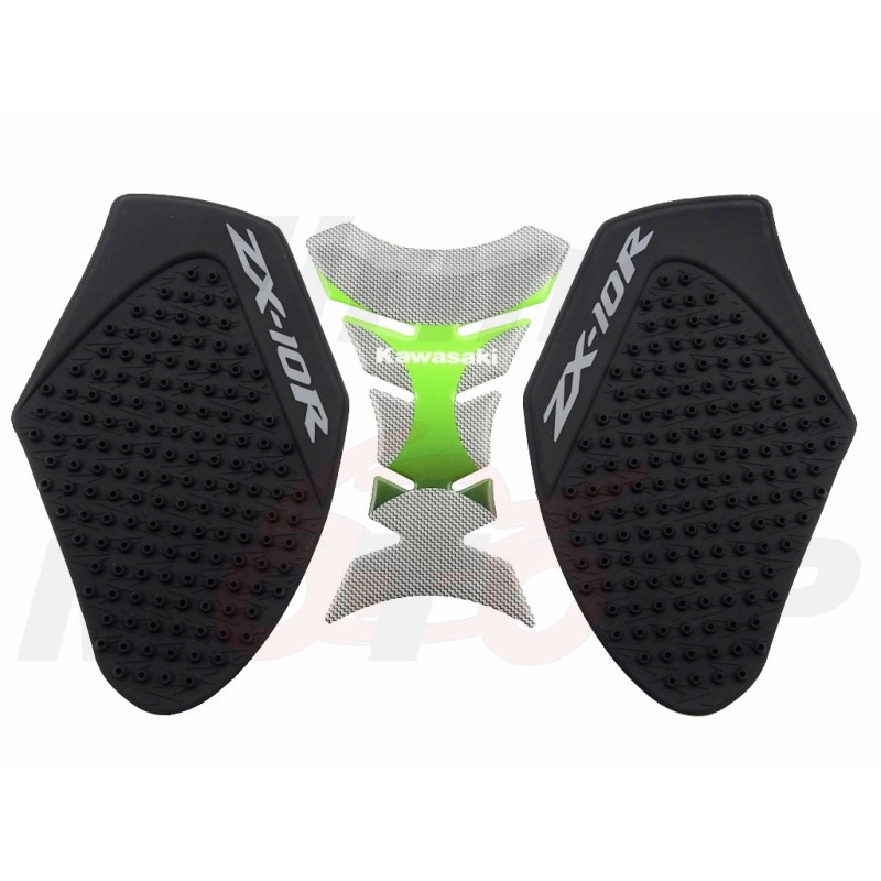 TANK PAD + OSŁONY BOCZNE ZBIORNIKA SIDE GRIP KAWASAKI ZX-10 R ZX10R NINJA roczniki 2011-2019