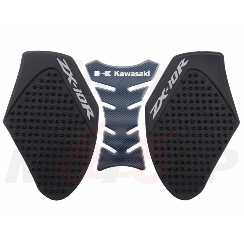 TANK PAD + OSŁONY BOCZNE ZBIORNIKA SIDE GRIP KAWASAKI ZX-10 R ZX10R NINJA roczniki 2011-2019