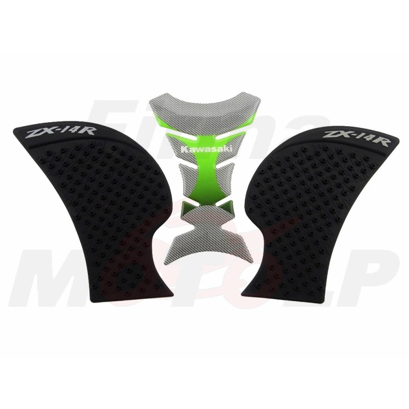 TANK PAD + OSŁONY BOCZNE ZBIORNIKA SIDE GRIP KAWASAKI ZX-14 R ZX14R NINJA roczniki 2006-2015