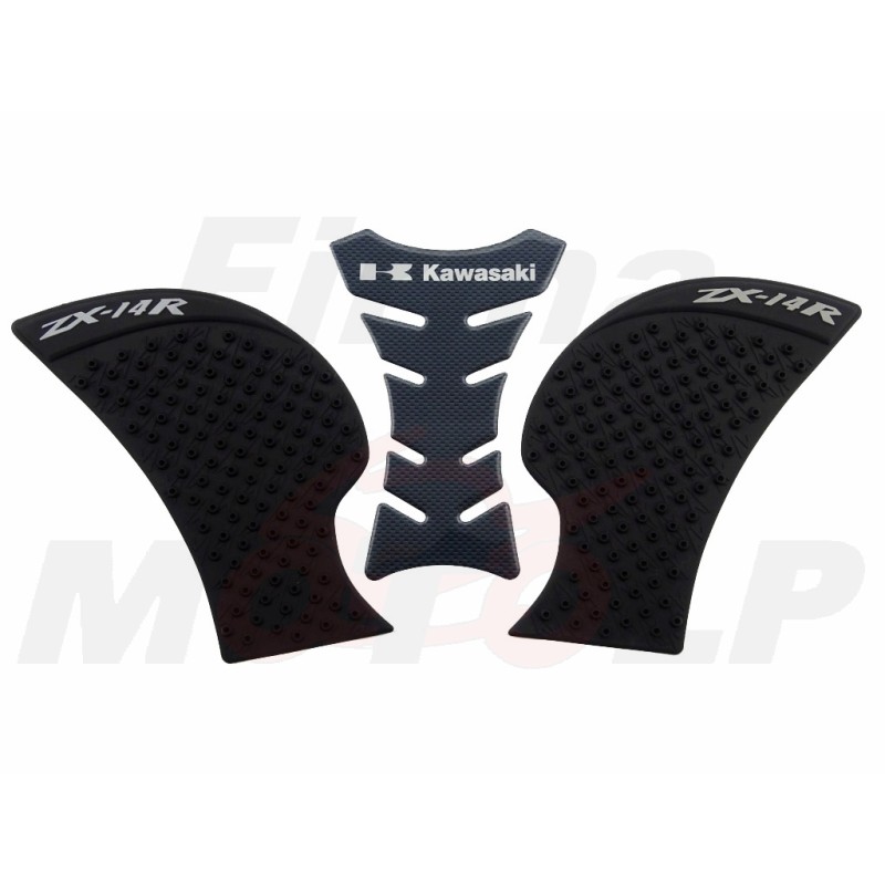 TANK PAD + OSŁONY BOCZNE ZBIORNIKA SIDE GRIP KAWASAKI ZX-14 R ZX14R NINJA roczniki 2006-2015
