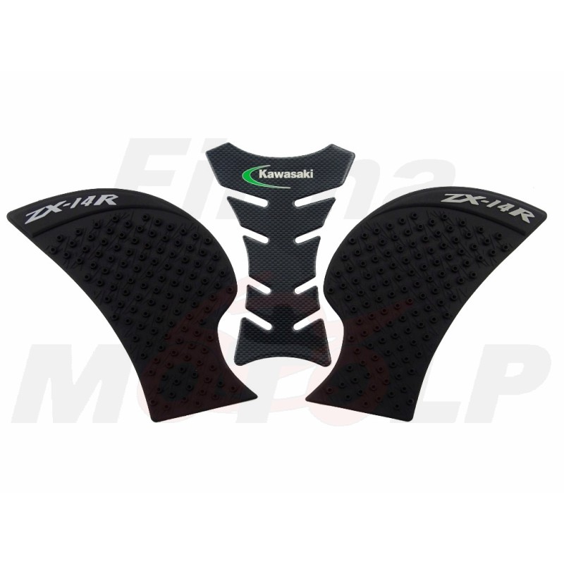 TANK PAD + OSŁONY BOCZNE ZBIORNIKA SIDE GRIP KAWASAKI ZX-14 R ZX14R NINJA roczniki 2006-2015