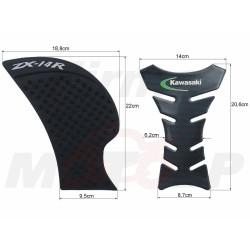 TANK PAD + OSŁONY BOCZNE ZBIORNIKA SIDE GRIP KAWASAKI ZX-14 R ZX14R NINJA roczniki 2006-2015