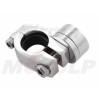 ZEGAREK MOTOCYKLOWY NA KIEROWNICĘ 22MM LUB 25,4MM 1 CAL CHROM METAL BIAŁA TARCZA