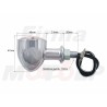 KIERUNKOWSKAZY KIERUNKI MIGACZE METALOWE CHROMOWANE 12V 21W HOMOLOGACJA E4