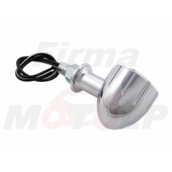 KIERUNKOWSKAZY KIERUNKI MIGACZE METALOWE CHROMOWANE 12V 21W HOMOLOGACJA E4