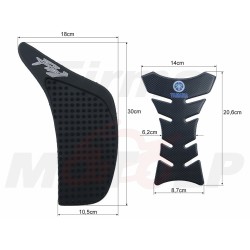 TANK PAD + OSŁONY BOCZNE ZBIORNIKA SIDE GRIP YAMAHA FZ1 FZ 1 1000 FZ-1 FAZER roczniki 2006-2015