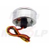 TYLNA LAMPA TYŁ CHROMOWANA CHROM 12V 23/8W STOP BOBBER CAFE RACER
