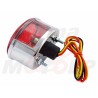 TYLNA LAMPA TYŁ CHROMOWANA CHROM 12V 23/8W STOP BOBBER CAFE RACER