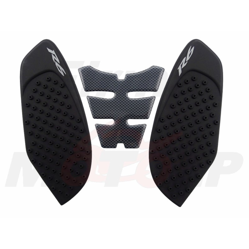 TANK PAD + OSŁONY BOCZNE ZBIORNIKA SIDE GRIP YAMAHA YZF 600 R6 R-6 roczniki 2008-2016