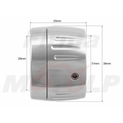 ZEGAREK NA PÓŁKĘ ŚRUBĘ NAKRĘTKĘ MOCUJĄCĄ 31MM BIAŁA TARCZA - YAMAHA