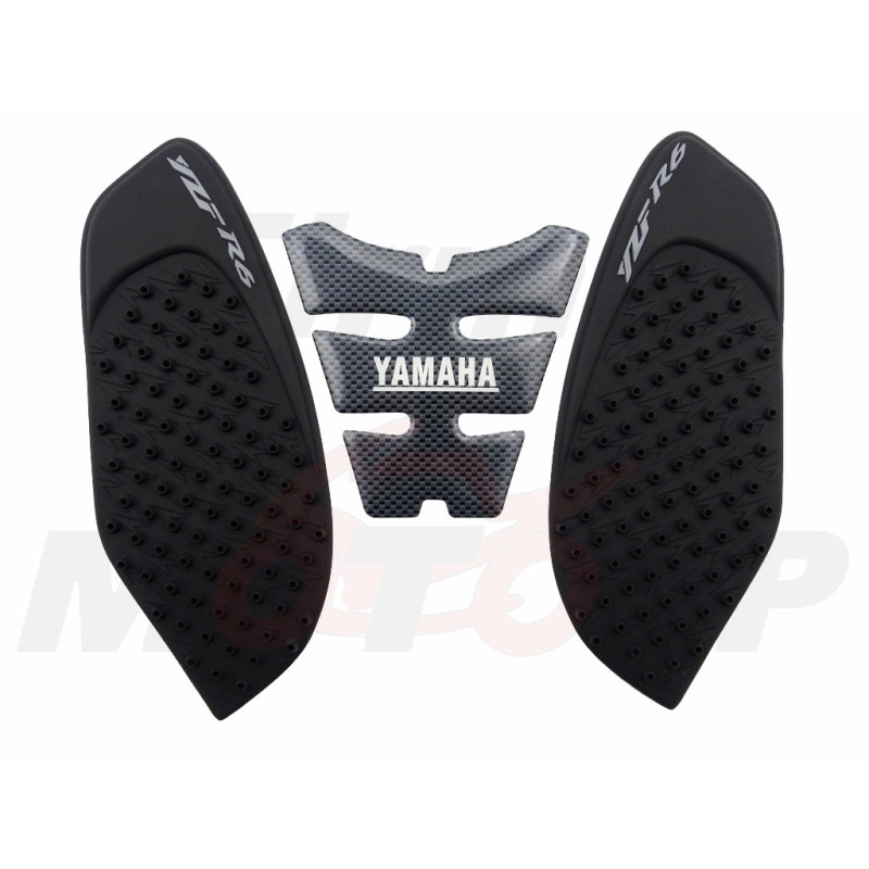 TANK PAD + OSŁONY BOCZNE ZBIORNIKA SIDE GRIP YAMAHA YZF 600 R6 R-6 roczniki 2008-2016