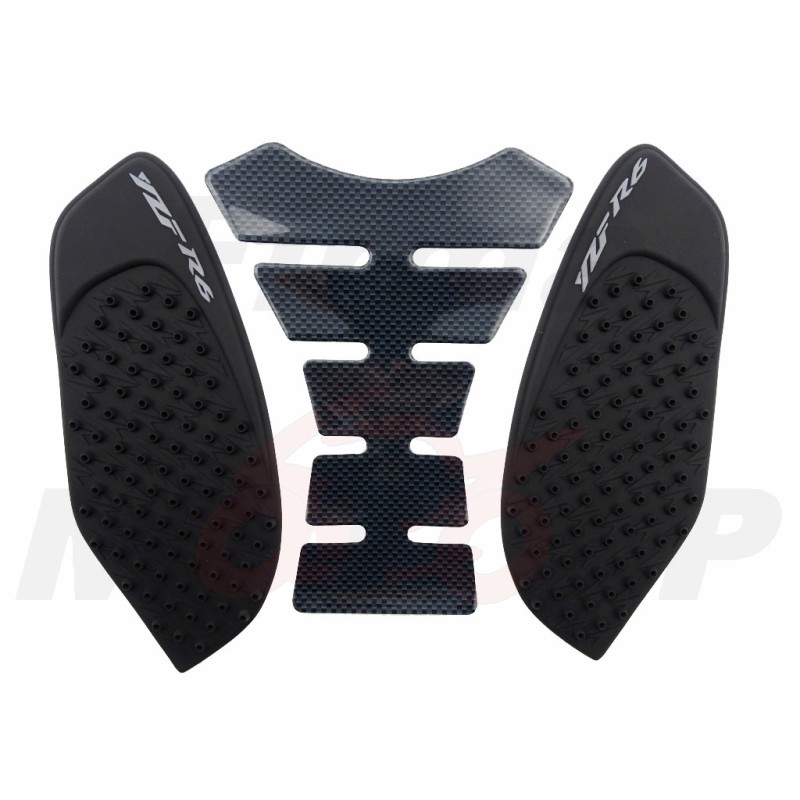 TANK PAD + OSŁONY BOCZNE ZBIORNIKA SIDE GRIP YAMAHA YZF 600 R6 R-6 roczniki 2008-2016