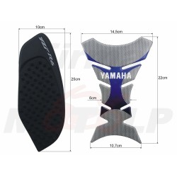 TANK PAD + OSŁONY BOCZNE ZBIORNIKA SIDE GRIP YAMAHA YZF 600 R6 R-6 roczniki 2008-2016