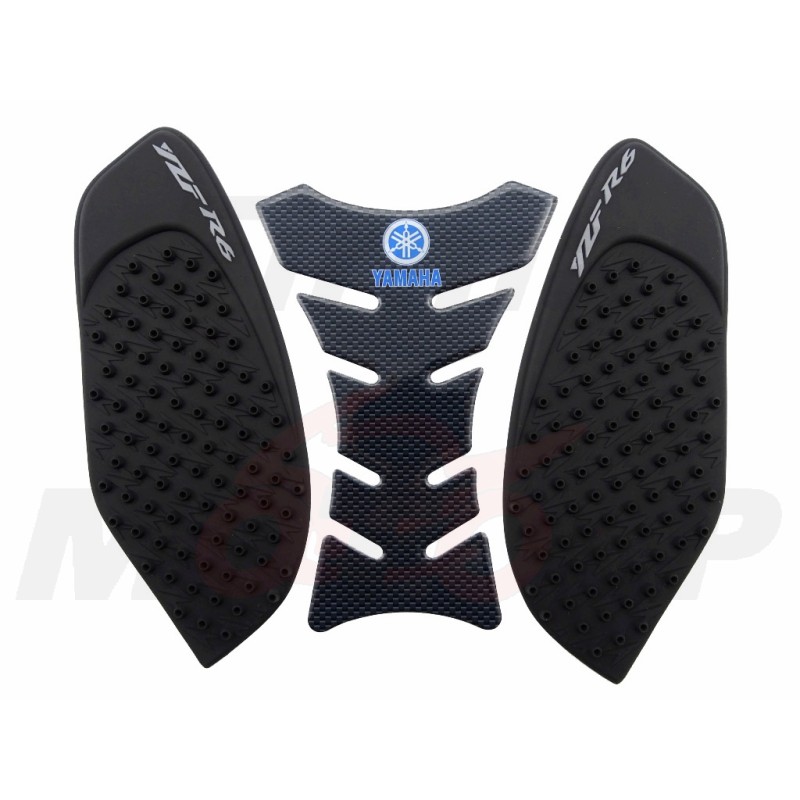 TANK PAD + OSŁONY BOCZNE ZBIORNIKA SIDE GRIP YAMAHA YZF 600 R6 R-6 roczniki 2008-2016