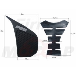 TANK PAD + OSŁONY BOCZNE ZBIORNIKA SIDE GRIP YAMAHA FZ 8 800 FZ-8 FZ8 FAZER roczniki 2010-2016