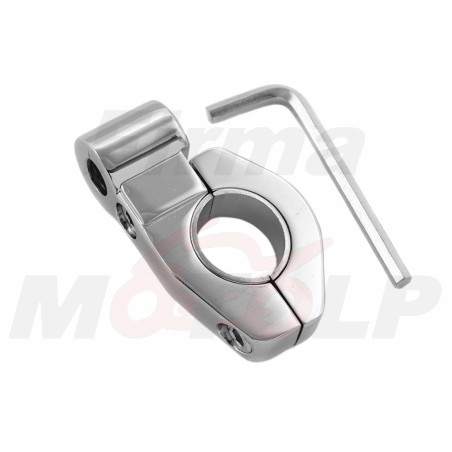 UCHWYT MOCOWANIE OBEJMA LUSTERKA LICZNIKA OBROTOMIERZA METAL CHROM M10x1.25