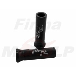 MANETKI MOTOCYKLOWE GRIPY METAL CZARNE HONDA CBR 600 900 929 954 1000 RR