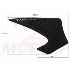ANTYPOŚLIZGOWE OSŁONY BOCZNE TANK PADY SIDE GRIP YAMAHA MT-07 MT07 MT 07 roczniki 2014-2017