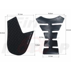 TANK PAD + OSŁONY BOCZNE ZBIORNIKA SIDE GRIPY YAMAHA MT-09 MT09 MT 09 roczniki 2013-2015