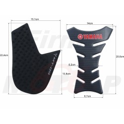 TANK PAD + OSŁONY BOCZNE ZBIORNIKA SIDE GRIPY YAMAHA MT-09 MT09 MT 09 roczniki 2013-2015