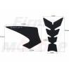 TANK PAD + OSŁONY BOCZNE ZBIORNIKA SIDE GRIPY YAMAHA MT-07 MT07 MT 07 roczniki 2014-2017