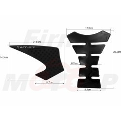 TANK PAD + OSŁONY BOCZNE ZBIORNIKA SIDE GRIPY YAMAHA MT-07 MT07 MT 07 roczniki 2014-2017