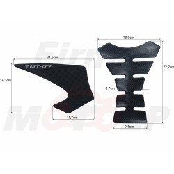 TANK PAD + OSŁONY BOCZNE ZBIORNIKA SIDE GRIPY YAMAHA MT-07 MT07 MT 07 roczniki 2014-2017