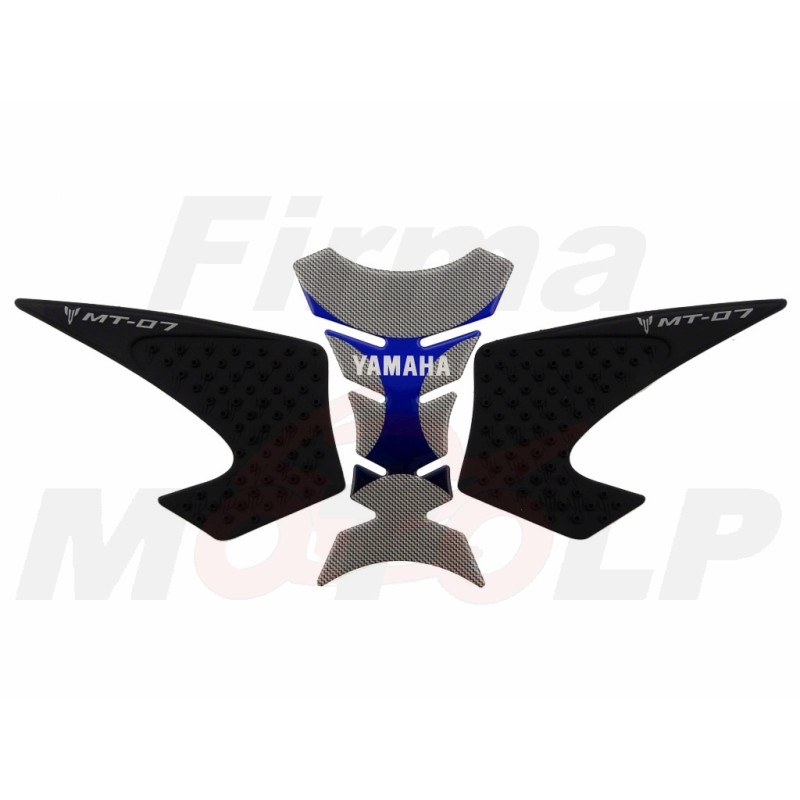TANK PAD + OSŁONY BOCZNE ZBIORNIKA SIDE GRIPY YAMAHA MT-07 MT07 MT 07 roczniki 2014-2017