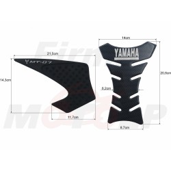 TANK PAD + OSŁONY BOCZNE ZBIORNIKA SIDE GRIPY YAMAHA MT-07 MT07 MT 07 roczniki 2014-2017