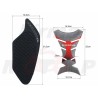 TANK PAD + OSŁONY BOCZNE ZBIORNIKA SIDE GRIP HONDA CBR 250 R CBR250 roczniki 2010-2015