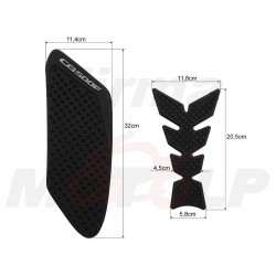 TANK PAD + OSŁONY BOCZNE ZBIORNIKA SIDE GRIP HONDA CB 500 CB500 F roczniki 2013-2018