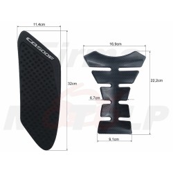 TANK PAD + OSŁONY BOCZNE ZBIORNIKA SIDE GRIP HONDA CB 500 CB500 F roczniki 2013-2018