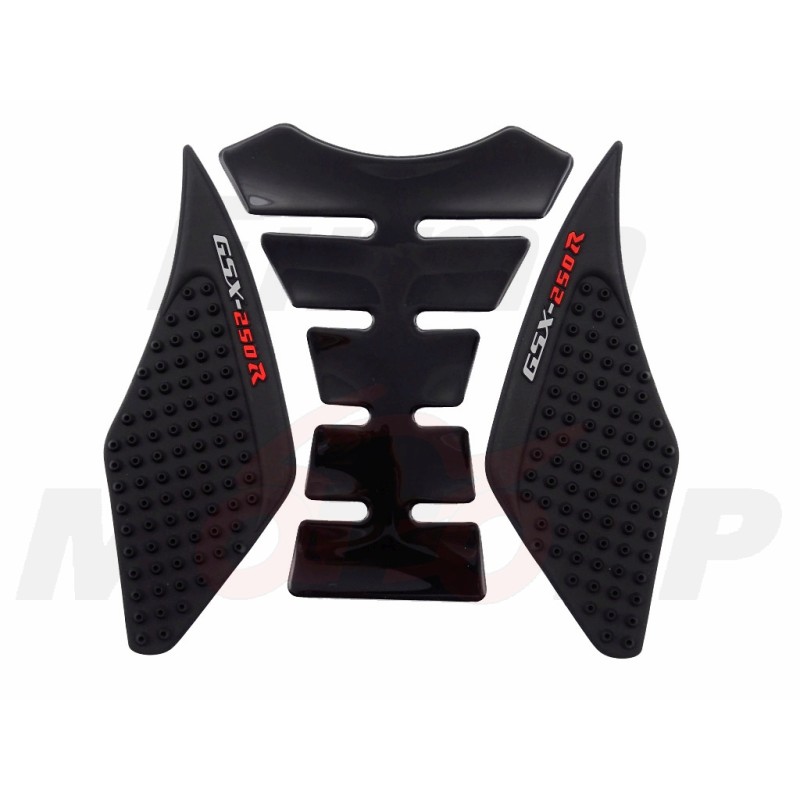 TANK PAD + OSŁONY BOCZNE ZBIORNIKA SIDE GRIP SUZUKI GSX 250 R GSX-R 250 roczniki 2017-2018