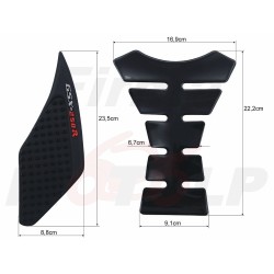 TANK PAD + OSŁONY BOCZNE ZBIORNIKA SIDE GRIP SUZUKI GSX 250 R GSX-R 250 roczniki 2017-2018