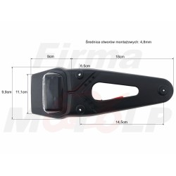 TYLNY BŁOTNIK TYŁ KOŃCÓWKA BŁOTNIKA TYLNA LAMPA TYŁ CROSS ENDURO OFF-ROAD
