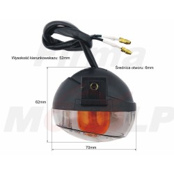 PRZEDNIE MIGACZE KIERUNKOWSKAZY PRZÓD KEEWAY HURRICANE MATRIX FOCUS RY8 HOMOLOGACJA E4