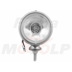 PRZEDNIA LAMPA MOTOCYKLOWA LIGHTBAR PRZÓD 4 CALE CHROM METAL H3 12V 55W