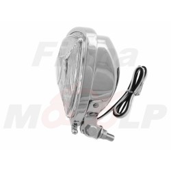 REFLEKTOR LIGHTBAR PRZEDNIA LAMPA PRZÓD TRÓJKĄTNA METAL CHROM H3 12V 55W