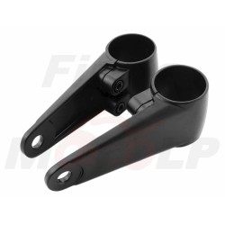 CZARNE UNIWERSALNE UCHWYTY MOCOWANIA REFLEKTORA PRZEDNIEJ LAMPY LAMPA 34MM - 41,5MM