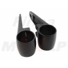 CZARNE UNIWERSALNE UCHWYTY MOCOWANIA REFLEKTORA PRZEDNIEJ LAMPY LAMPA 34MM - 41,5MM
