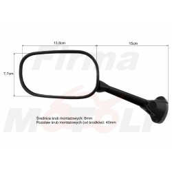 LUSTRA LUSTERKA KAWASAKI ZX-6 R ZX6 ZX 6 NINJA roczniki 2006-2008 HOMOLOGACJA E4