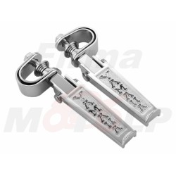 PODNÓŻKI SPACERÓWKI METAL CHROM NA GMOLE YAMAHA XV 535 750 1100 VIRAGO