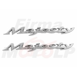 EMBLEMAT ZNACZEK NAKLEJKA 3D CHROM TWORZYWO YAMAHA YP 125 250 400 MAJESTY